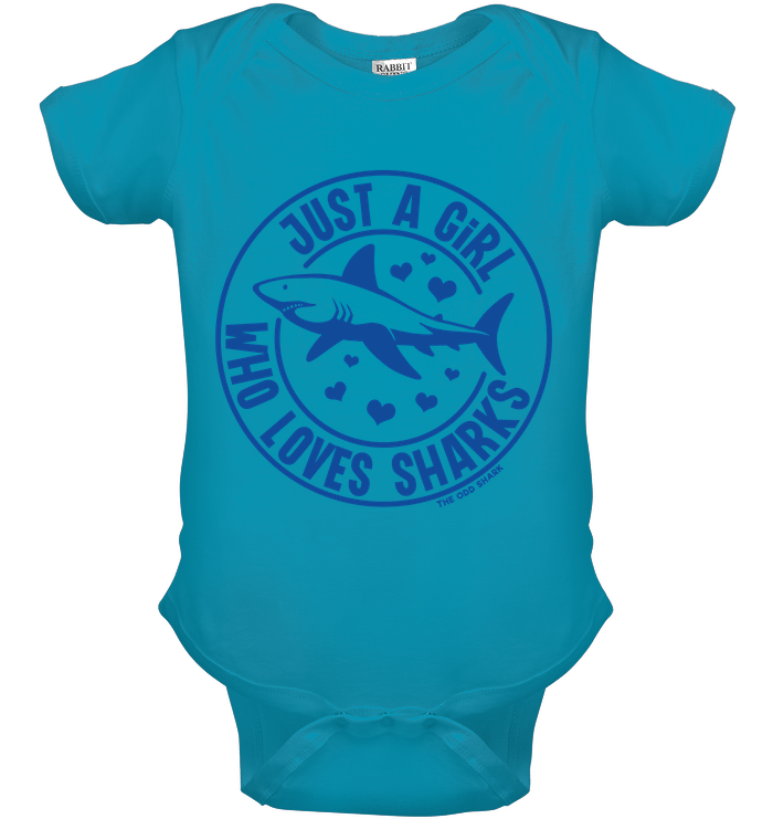 Baby Girl Loves Sharks